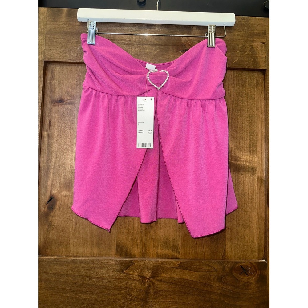 Urban Outfitters Skirt with Rhinestone Heart.
